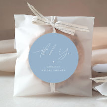 Ducha de Novia Agradecimiento Stylish Something Bl