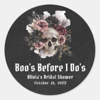 Ducha de Novia Calavera de Halloween Boo's Before
