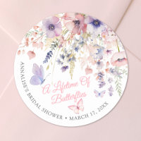 Ducha de Novia de Flor Silvestre de Mariposa