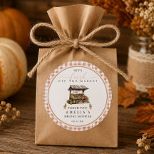 Ducha de Novia Gingham Otoño Fresca del Mercado