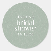 Ducha nupcial bucal rústica verde verde