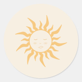 Pegatina Redonda Ducha para bebé