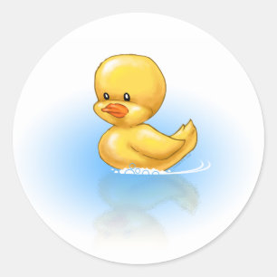 Pegatina Redonda Ducky