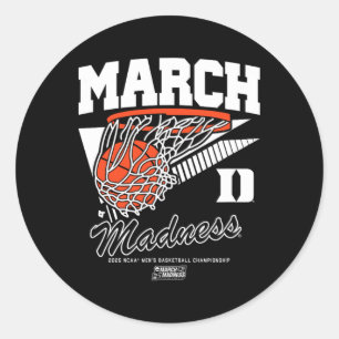 Pegatina Redonda Duke Sketll - March Madness 2025 Sketll - Ncaa 