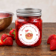 Dulce Favor de Agradecimiento de Mermelada de Fres