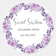 Dulce morado de flores