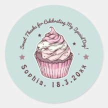 Dulce pastelita Celebración del Cumpleaños Gracias