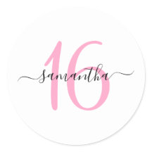 Dulce rosado personalizado 16