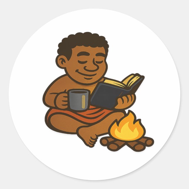 Pegatina Redonda Dumi’s Storyteller (Anverso)