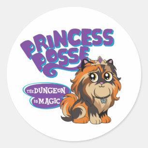 Pegatina Redonda Dungeon Crawler Carl Princess Donut Posse