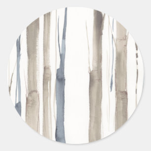 Pegatina Redonda Duo Tone Trees II