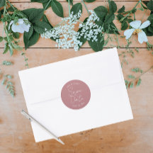 Duste Rosa estilizado casamiento Guardar la fecha