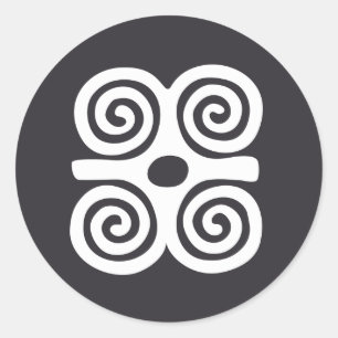 Pegatina Redonda Dwennimmen