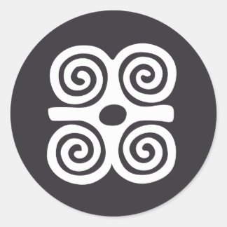 Pegatina Redonda Dwennimmen