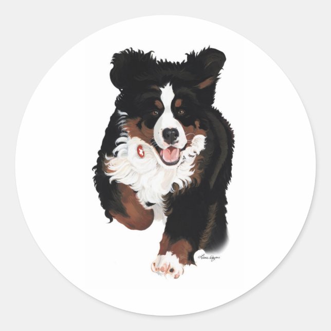 Pegatina Redonda Dylan Rocks (Anverso)