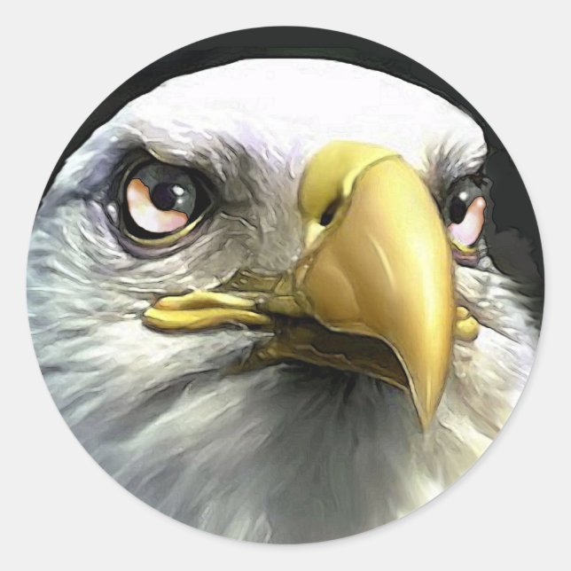 PEGATINA REDONDA EAGLE (Anverso)