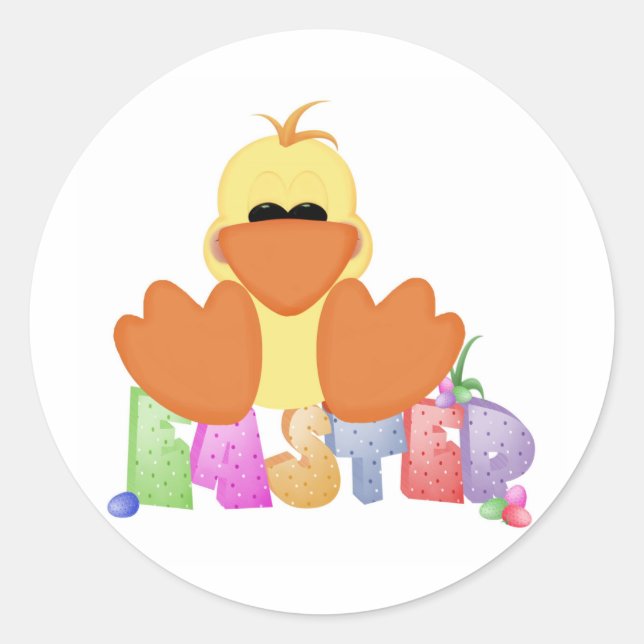 PEGATINA REDONDA EASTERDUCKJRETT (Anverso)