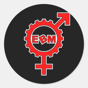 Pegatina Redonda EBM Logo_17