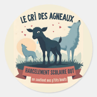 Pegatina Redonda Écho contra la opresión - Insignia #BalanceTonTyra