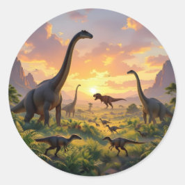 Pegatina Redonda Echoes Of The Ancient World -