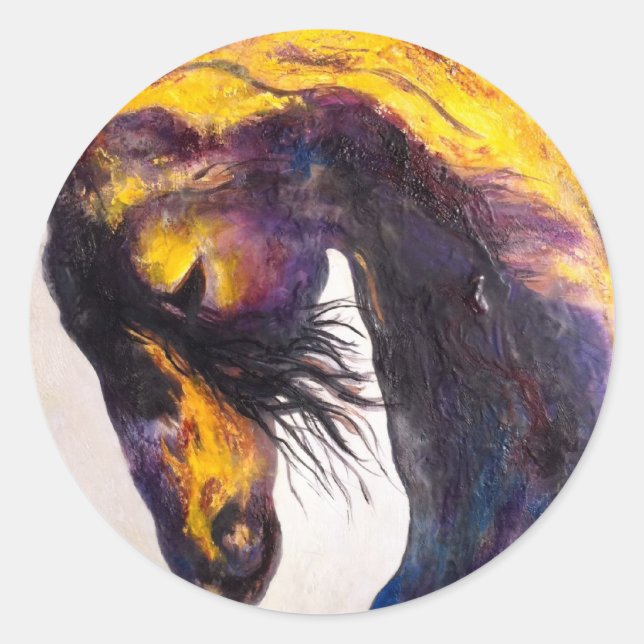 Pegatina Redonda Eclipse de Piscea (Anverso)