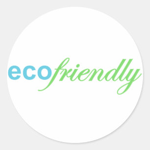 Pegatina Redonda Eco Friendly