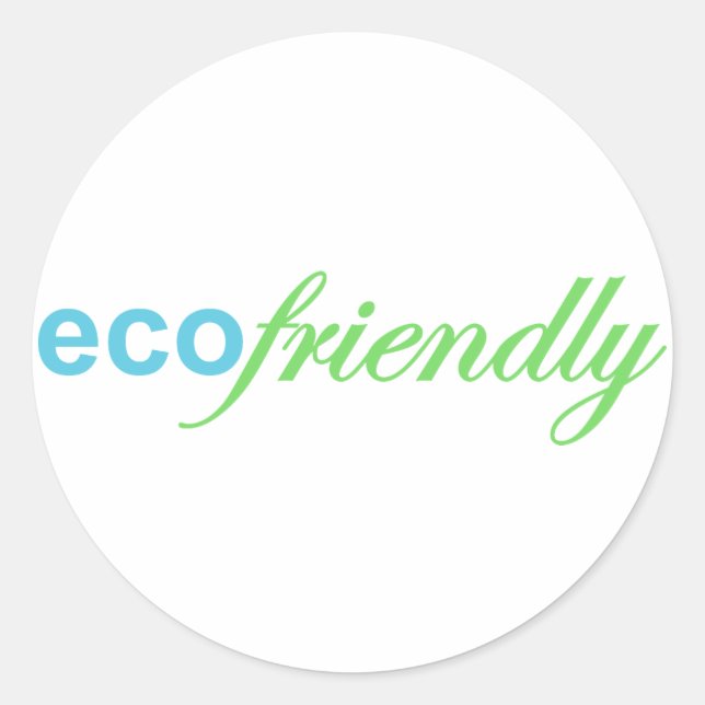 Pegatina Redonda Eco Friendly (Anverso)