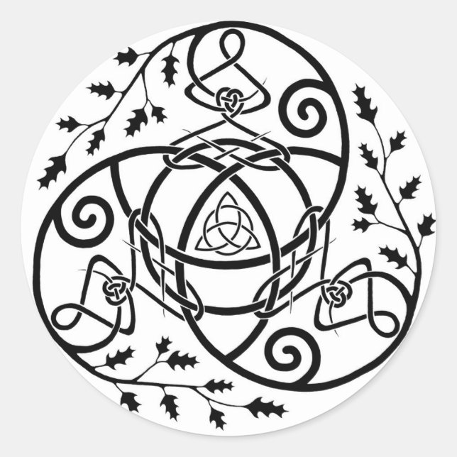 Pegatina Redonda Eden (Anverso)