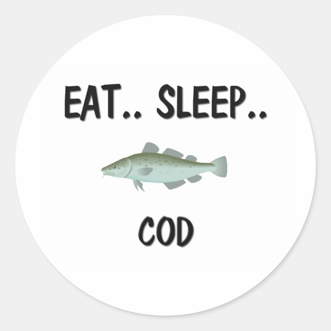 Pegatina Redonda Eder Sleep COD (Anverso)