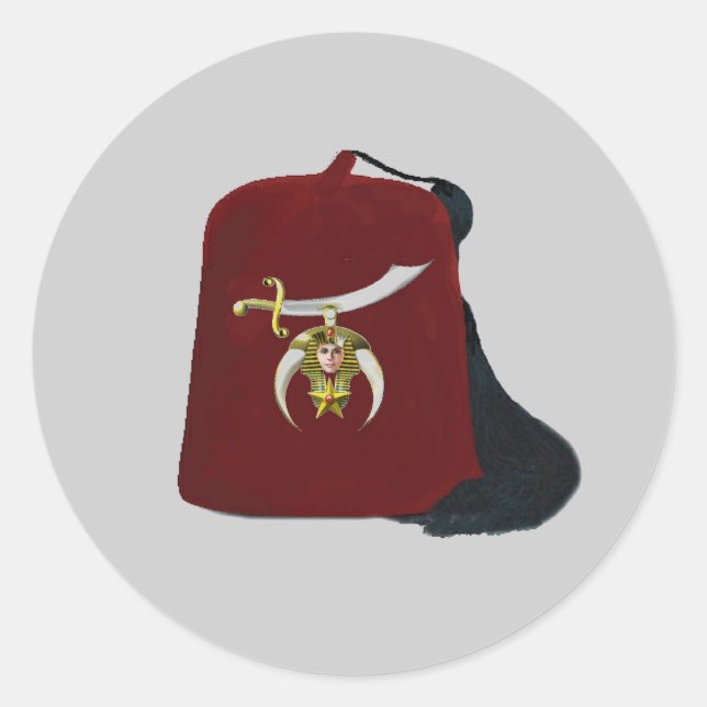 Pegatina Redonda Edición de Shriners (Anverso)