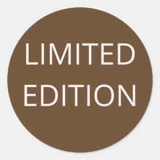 Pegatina Redonda edición limitada