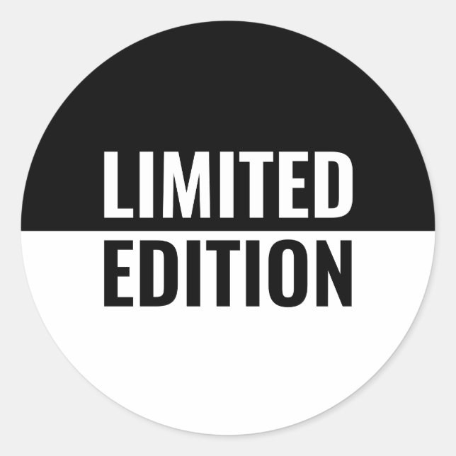 Pegatina Redonda Edición limitada (Anverso)