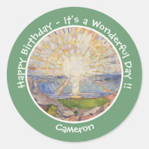 Edvard Munch The Sun (Solen) - Artículos Fiestas S