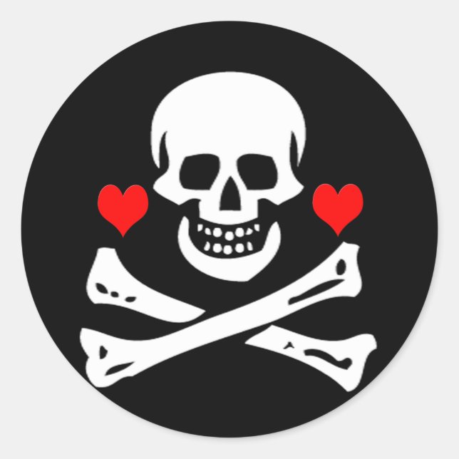 Pegatina Redonda Edward England-Hearts (Anverso)