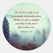 Efesios 3:20 Nuestro DIOS es capaz... Bosque de ot