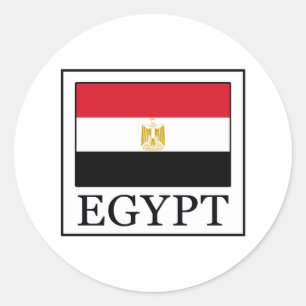 Pegatina Redonda Egipto