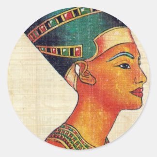 Pegatina Redonda Egipto antiguo 2