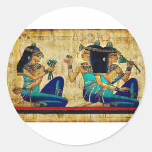 Pegatina Redonda Egipto antiguo 6