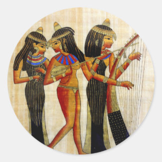 Pegatina Redonda Egipto antiguo 7