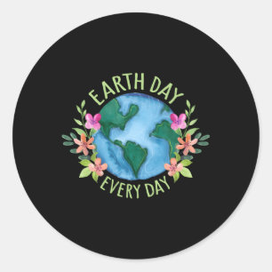Pegatina Redonda Eh Day Everyday Save The Planet Mother Eh Environt