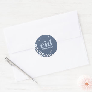 Pegatina Redonda Eid Mubarak