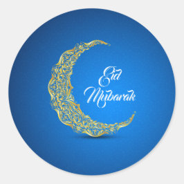 Pegatina Redonda Eid Mubarak / Ramadán