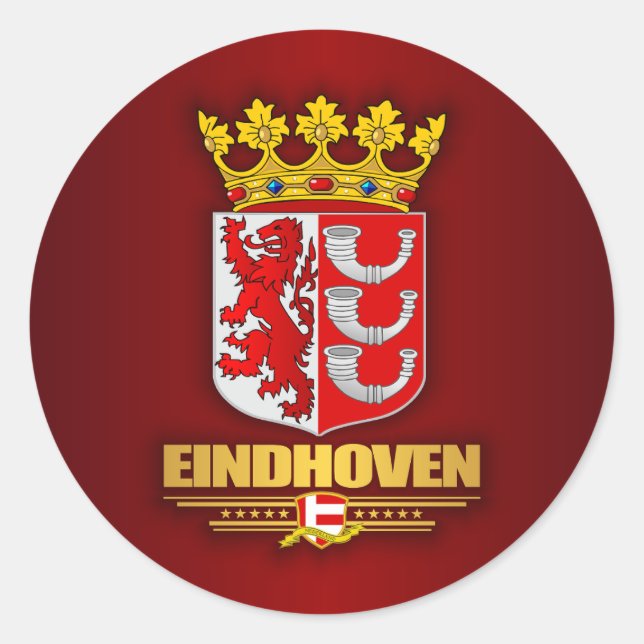 Pegatina Redonda Einhoven (Anverso)