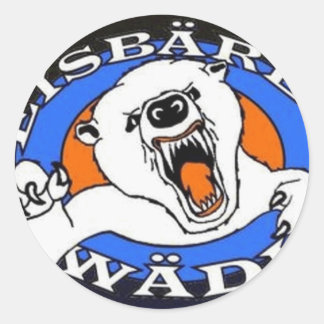 Pegatina Redonda eisbaeren waedi.gif
