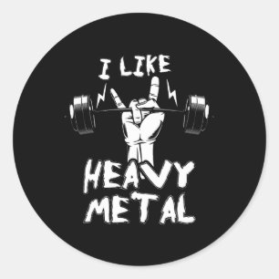 Pegatina Redonda Ejercicio Gimnasio Instructor Personal Trainer Reg