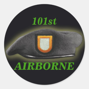 Pegatina Redonda ejército 101ª veterana aérea scrapbooking iraq Peg