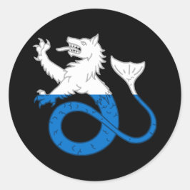 Pegatina Redonda Ejército de Baronía de Seagirt