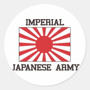 Pegatina Redonda Ejército Imperial Japonés