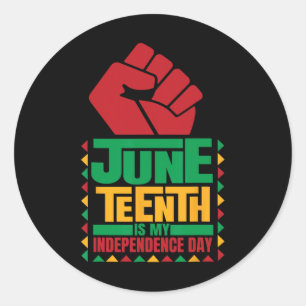 Pegatina Redonda El 11 De Junio Es Mi Novedad Del Día De La Indepen