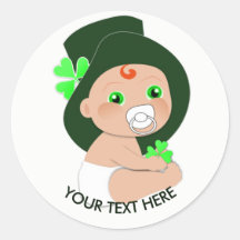 El bebé irlandés Leprechaun Lucky Shamrock persona